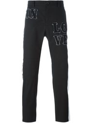 брюки с нашивками  Dolce &amp; Gabbana