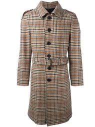 пальто средней длины в клетку Burberry