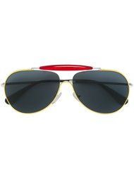 солнцезащитные очки-авиаторы Prada Eyewear