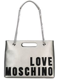 сумка-тоут с логотипом Love Moschino