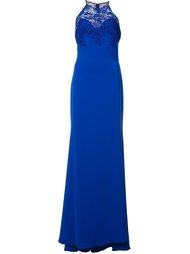 long halter-neck dress  Badgley Mischka