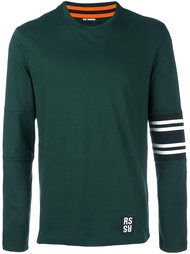 толстовка с отделкой на рукаве Raf Simons