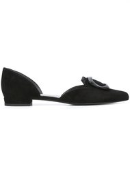 балетки с пряжками Stuart Weitzman