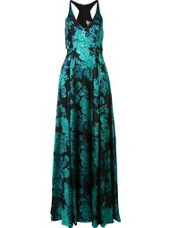 long jacquard dress  Badgley Mischka