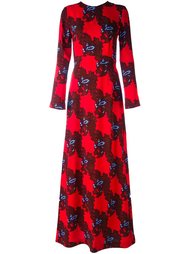 платье с цветочным узором  MSGM