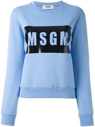 толстовка с логотипом MSGM
