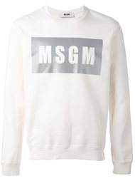 толстовка с логотипом MSGM