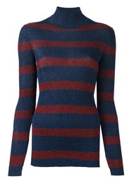 striped roll neck pullover Cédric Charlier