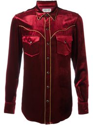 рубашка в стиле вестерн  Saint Laurent