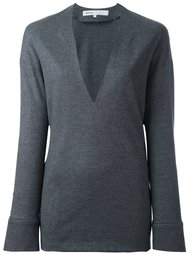 deep V-neck pullover 08Sircus