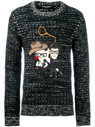 свитер с нашивкой Dolce &amp; Gabbana