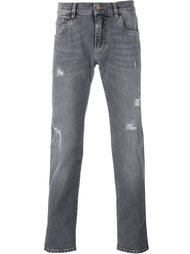джинсы с рваными деталями   Dolce &amp; Gabbana