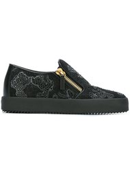 слипоны с Микки Маусами Giuseppe Zanotti Design