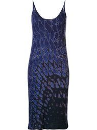 sleeveless dyed pattern dress Raquel Allegra