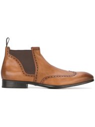 ботинки с декоративной строчкой Santoni