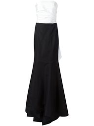 платье с драпированными деталями  Carolina Herrera