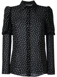 рубашка с узором в горох Saint Laurent