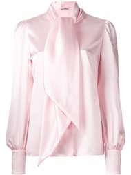 блузка с завязками  Saint Laurent