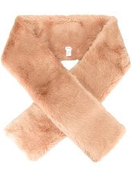 длинный шарф из искусственного меха Carven
