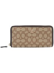 удлиненный кошелек на молнии Coach