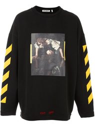 толстовка 'Painting' с полосками Off-White