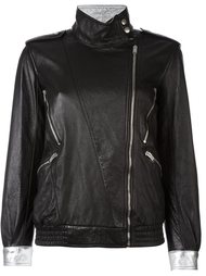 куртка на смещенной молнии Saint Laurent
