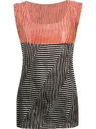 'Twist' ribbed top Issey Miyake