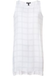 checked sleeveless blouse Eileen Fisher