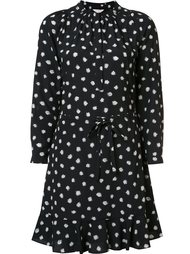 drawstring detail longsleeved dress Rebecca Taylor