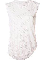 streak pattern tank top Raquel Allegra