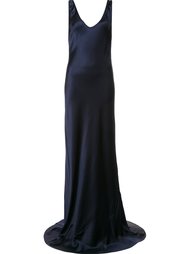 v-neck evening dress Galvan