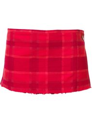 plaid pattern micro kilt Vivienne Westwood