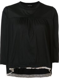 топ с укороченными рукавами Comme Des Garçons Tricot