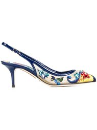 туфли-лодочки с узором 'Majolica' Dolce &amp; Gabbana