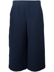 широкие укороченные брюки Armani Collezioni