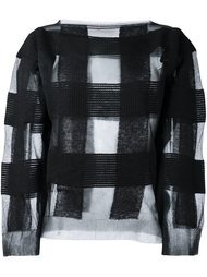 джемпер в клетку Mm6 Maison Margiela