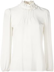 блузка с оборками  Red Valentino