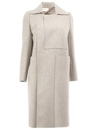 square neck coat Maison Rabih Kayrouz