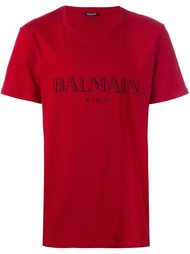 футболка с логотипом Balmain