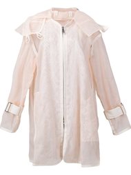 transparent oversized jacket Sacai