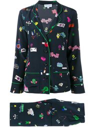 пижама с комбинированным принтом Mira Mikati
