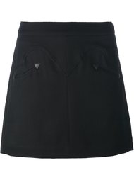 короткая юбка со шлицей сзади Just Cavalli