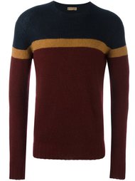 пуловер дизайна колор-блок Etro