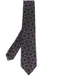 галстук с цветочным принтом Kiton