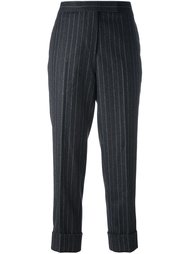 классические шерстяные брюки с лямкой сзади Thom Browne