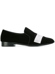 лоферы декорированные кристаллами Giuseppe Zanotti Design