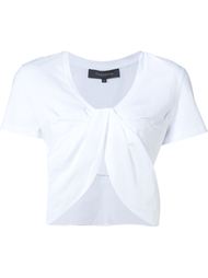 twisted front crop top Thakoon