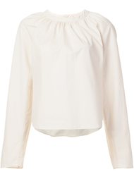 gathered neck blouse   Lemaire