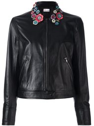 куртка с цветочной аппликацией Red Valentino