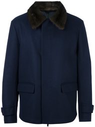 куртка с воротником из меха норки Fendi
